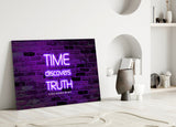Words of Seneca Glass Wall Art.