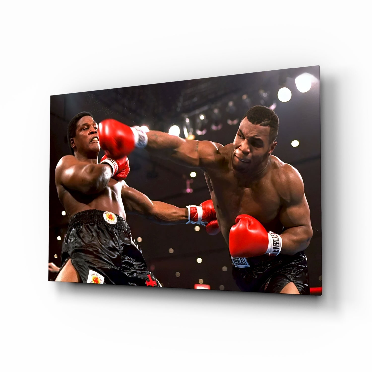 Mike Tyson Glass Wall Art.