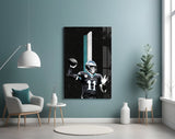 Carson Wentz Glass Wall Art.