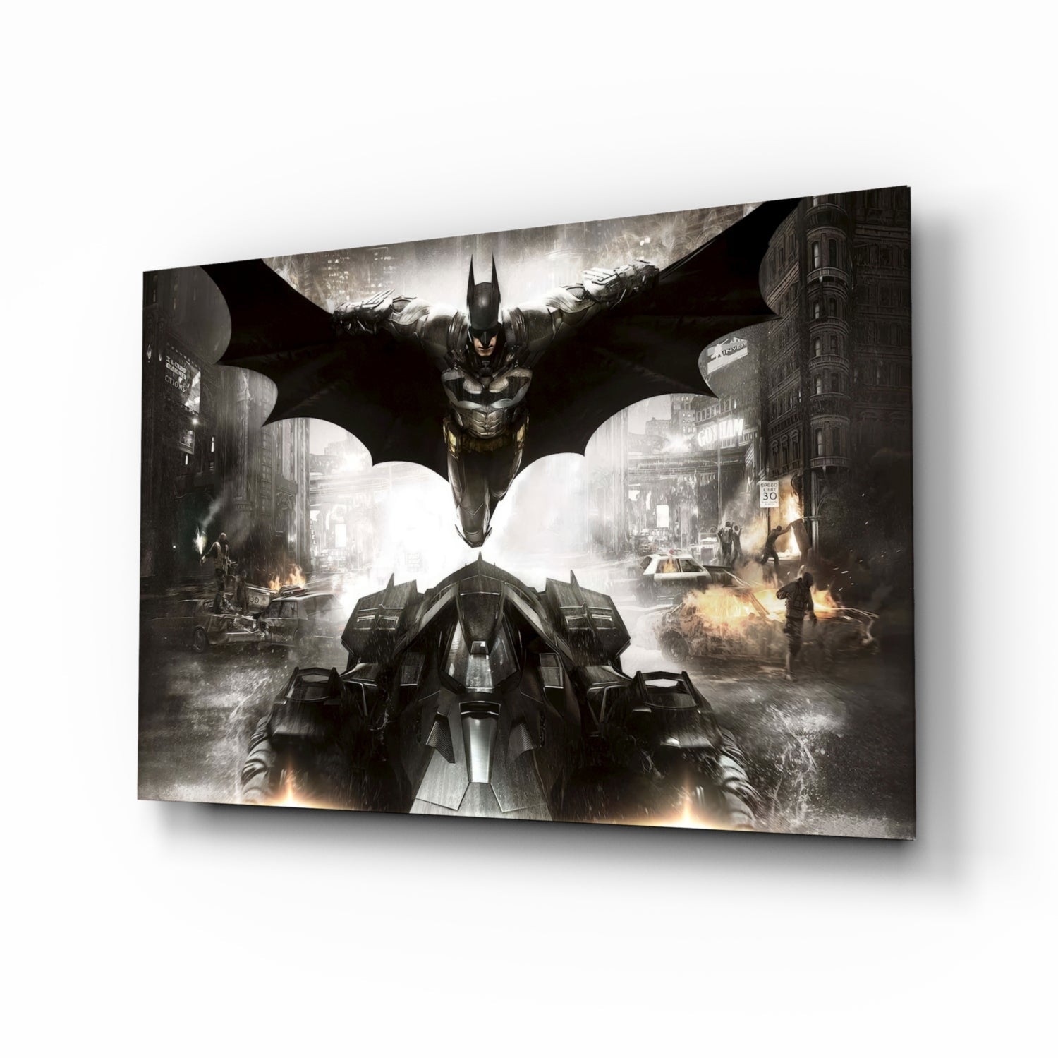 Batman Glass Wall Art.