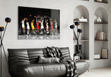 NBA All Stars Glass Wall Art.