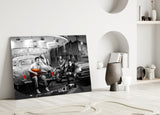 Marilyn Elvis Retro Glass Wall Art.