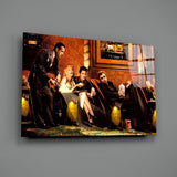 Marilyn Elvis Humphrey Cinema Glass Wall Art.