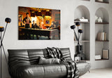 Marilyn Elvis Humphrey - Pool V2 Glass Wall Art.