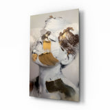 Brushed Face Glass Wall Art.