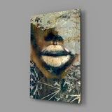 Lips Glass Wall Art.