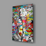 Graffiti Glass Wall Art.
