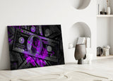 Dollars Glass Wall Art.