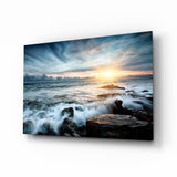Sunset Glass Wall Art.