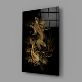 Ying Yang Glass Wall Art.