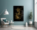 Ying Yang Glass Wall Art.