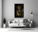Ying Yang Glass Wall Art.