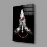 Cross Glass Wall Art.