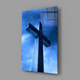 Cross Glass Wall Art.