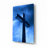 Cross Glass Wall Art.
