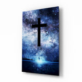Cross Glass Wall Art.