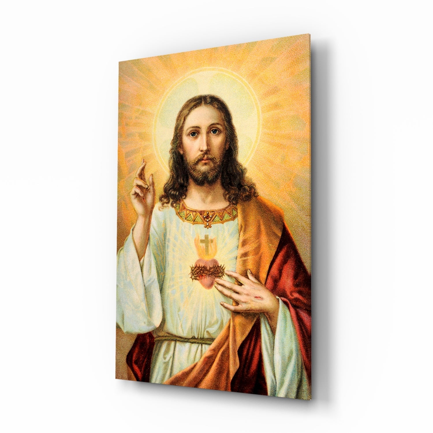 Jesus Glass Wall Art.