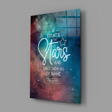 Stars Glass Wall Art.