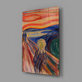 "Scream" Glass Wall Art.