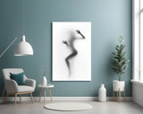 Woman Shadow Glass Wall Art.