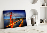 Golden Gate Bridge Glass Wall Art.
