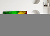 Flag of Republic of the Congo Glass Wall Art.