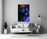 Neon Make Up Glass Wall Art.