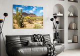 Cactuses Glass Wall Art.