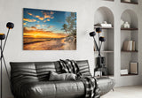 Beach Cruise Glass Wall Art.
