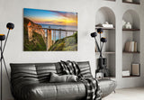 Bixby Creek Bridge Glass Wall Art.
