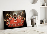 Gambling Glass Wall Art.