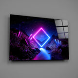 Abstract Art Glass Wall Art.