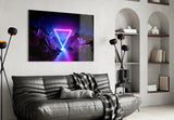Abstract Art Glass Wall Art.