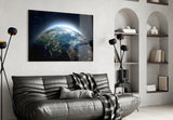 World Glass Wall Art.