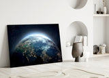 World Glass Wall Art.