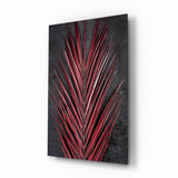 Areca Bunch Glass Wall Art.