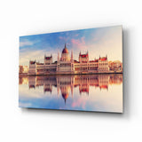 Hungarian Parliament Building Glass Wall Art.
