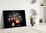 Gambler's Guns Glass Wall Art.