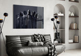 Abstract Art Glass Wall Art.