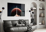 Abstract Art Glass Wall Art.