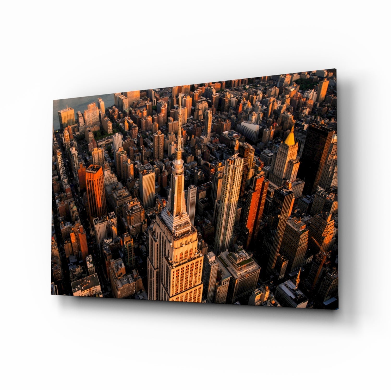 New York Glass Wall Art.