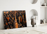 New York Glass Wall Art.