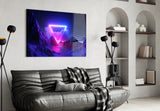 Triangle Glass Wall Art.