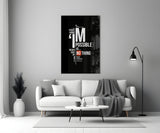 Motivational Glass Wall Art.