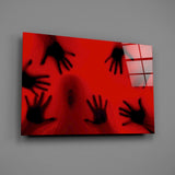 Loneliness Glass Wall Art.