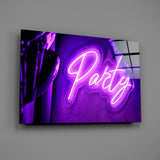 Entertainment Glass Wall Art.