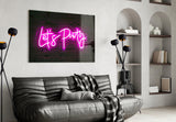 Entertainment Glass Wall Art.