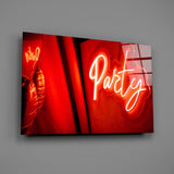 Entertainment Glass Wall Art.