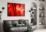 Entertainment Glass Wall Art.