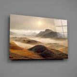 Mountain View Glass Wall Art.
